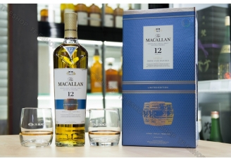 麥卡倫 Macallan Fine Oak 12 Year Triple Cask 700ml (2018/19) Limited Edition(連杯套裝)